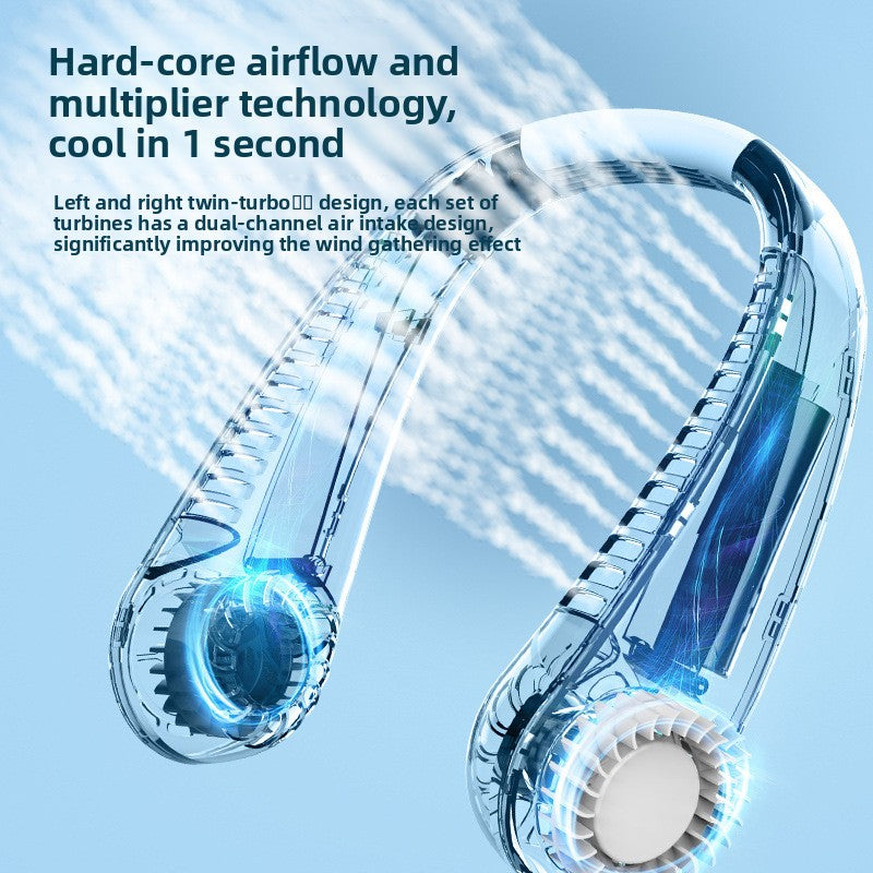 Silent charging fan, fan for charging