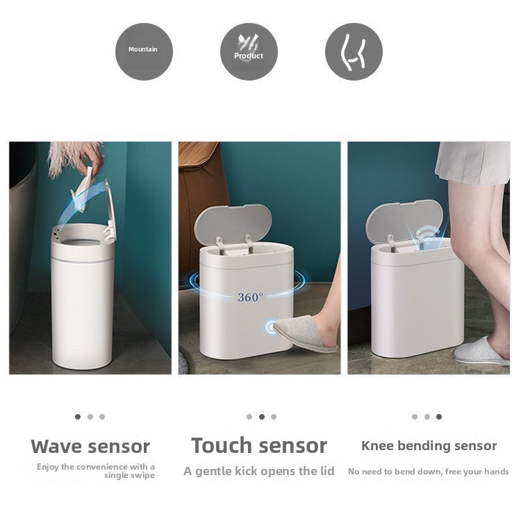 Intelligent sensor-based trash can