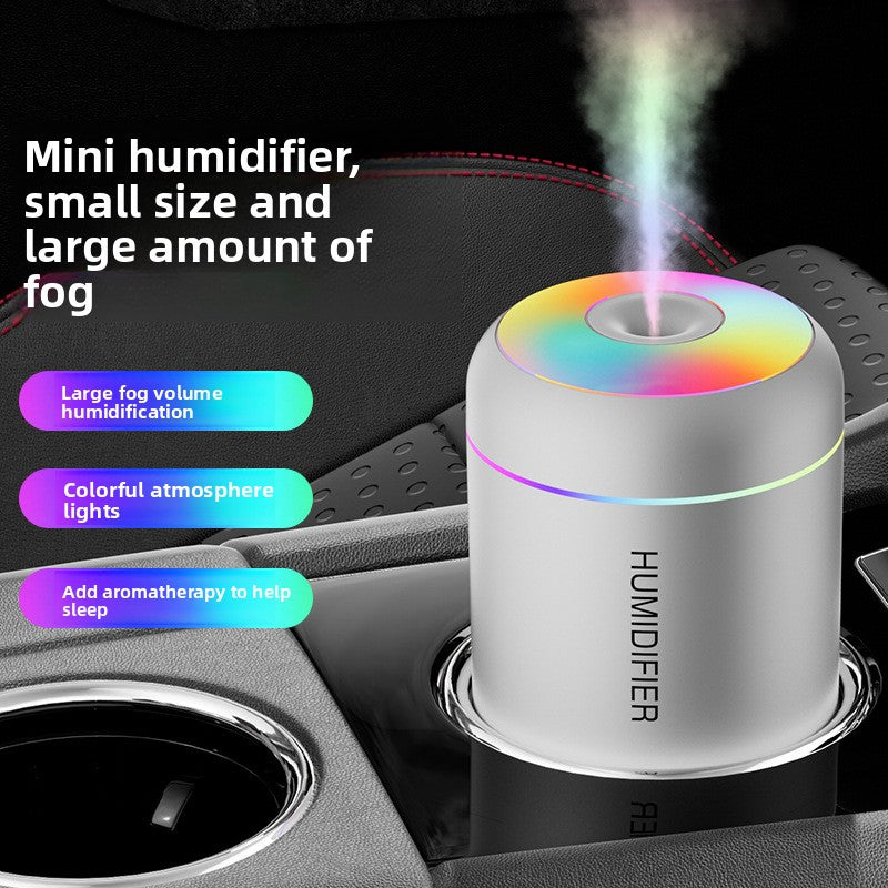 Mini USB Humidifier with Colorful Light