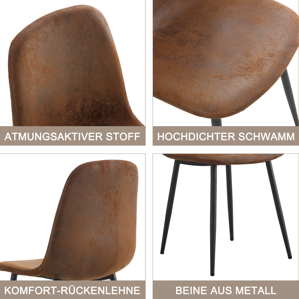 140 x 80 x 75cm Esstisch,(1-St), moderner Küchentisch, Gestell aus Metall,V-förmige Stützbeine
Rechteckiger Esstisch aus  Moderner Marmormuster Küchentisch  mit verstellbaren Füßen ,  Weiß/Schwarz