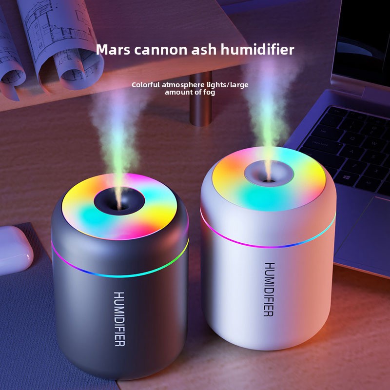 Mini USB Humidifier with Colorful Light