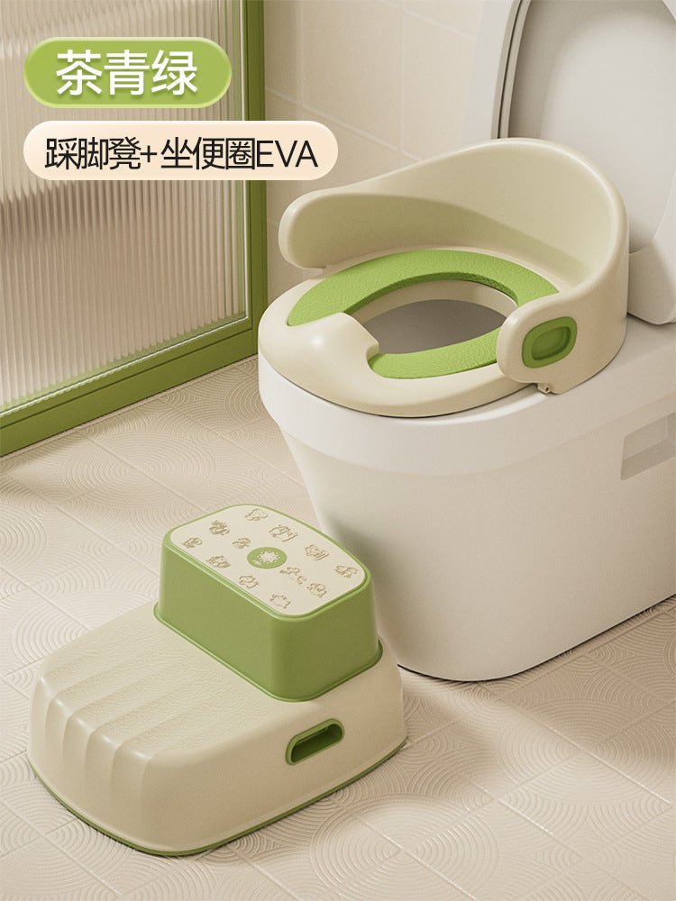 Children&#039;s Toilet Seat For Boys And Girls, Special Large Toilet Stool, Seat Cushion And Toilet Rack For Boys And Girls.