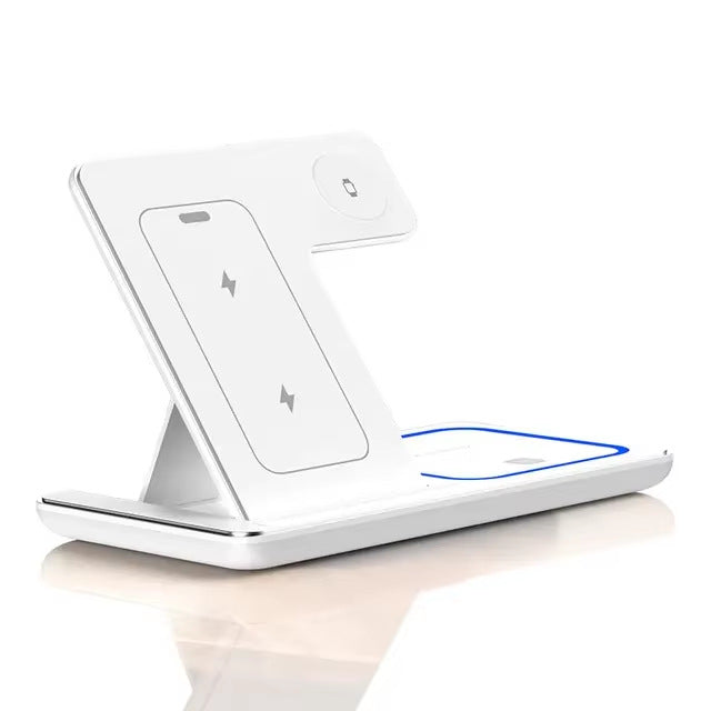 Three-in-one Wireless Charger Multi-function Vertical Desktop Stand Suitable For Apple Mobile Phones