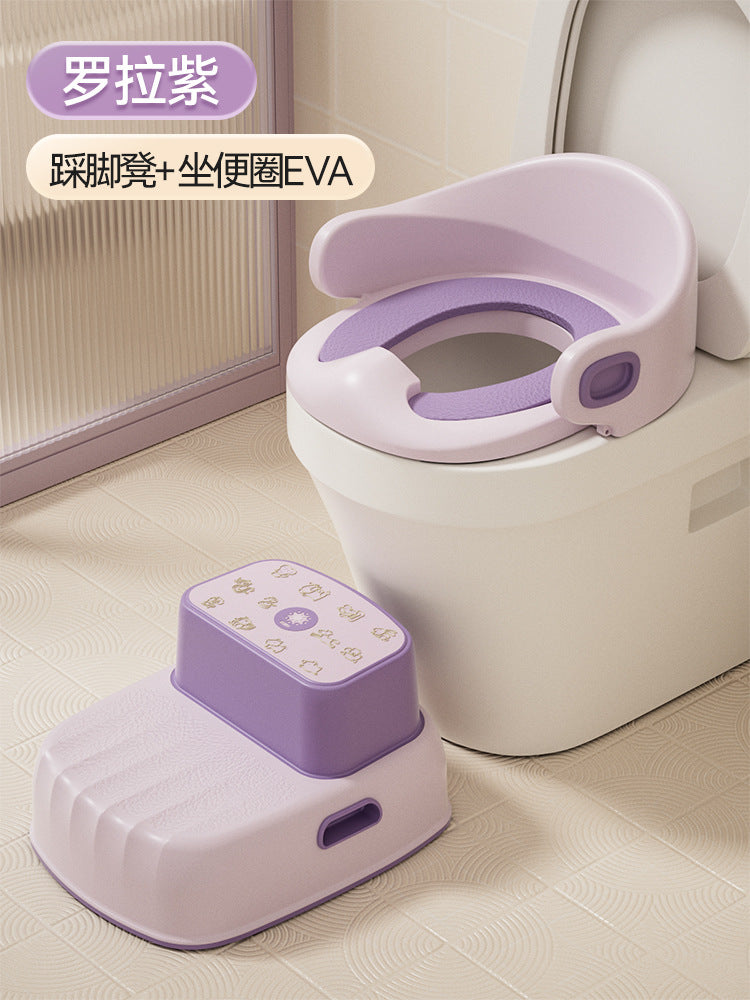Children&#039;s Toilet Seat For Boys And Girls, Special Large Toilet Stool, Seat Cushion And Toilet Rack For Boys And Girls.