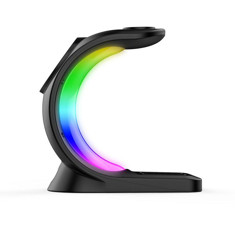 The New Three-in-one Wireless Charger Is Suitable For Apple Magsafe Magnetic Wireless Fast Charging Desktop Vertical Stand