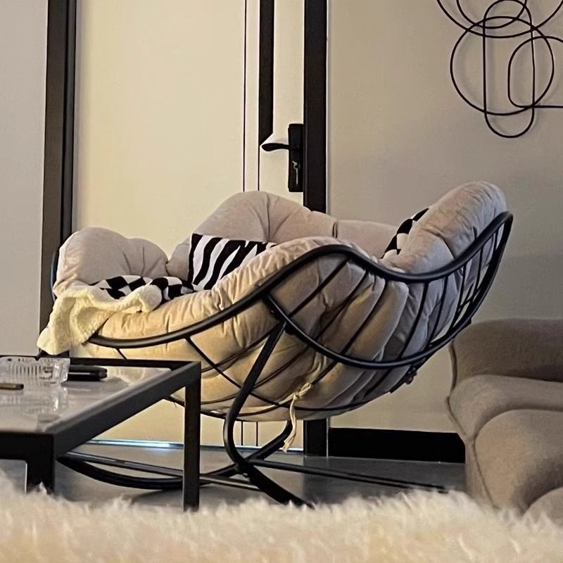 Lazy Bird&#039;s Nest Rocking Chair Lounge Chair Balcony Home Leisure Single Sofa Living Room Light Luxury Rocking Chair Adults Can Sleep