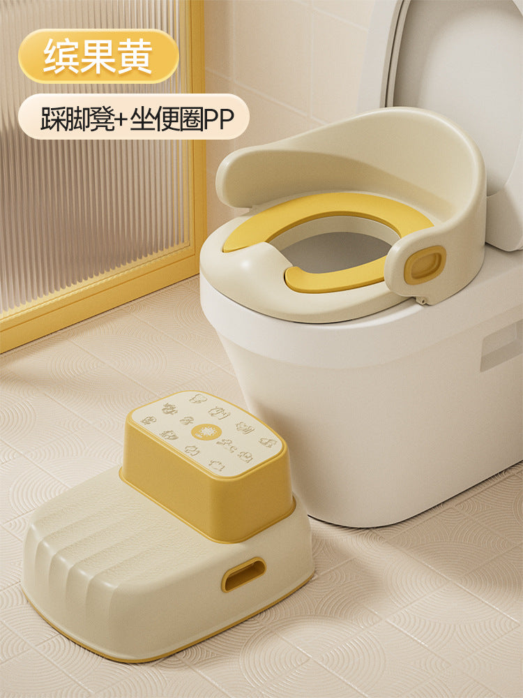 Children&#039;s Toilet Seat For Boys And Girls, Special Large Toilet Stool, Seat Cushion And Toilet Rack For Boys And Girls.