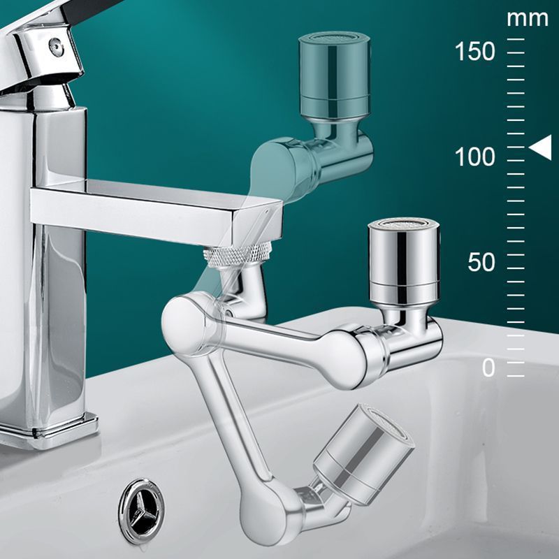 Mechanical Arm Universal Faucet Rotatable Water Bubbler Extension Water Nozzle Universal Splash-proof