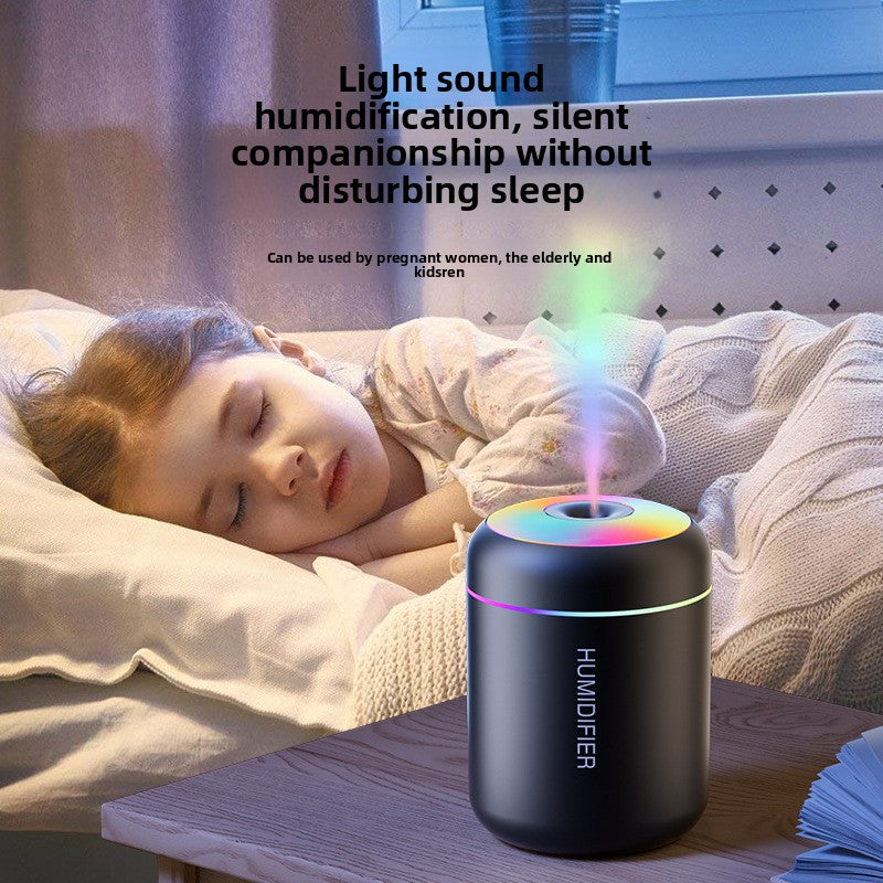 Mini USB Humidifier with Colorful Light