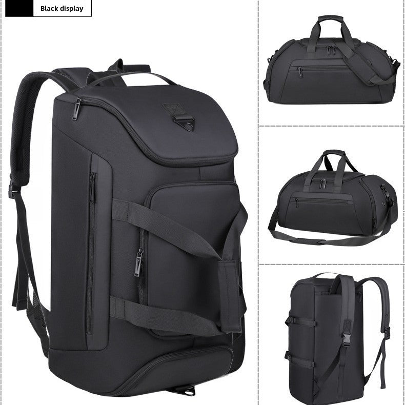 Vacuum Compression Travel Backpack with Dry-Wet Separation